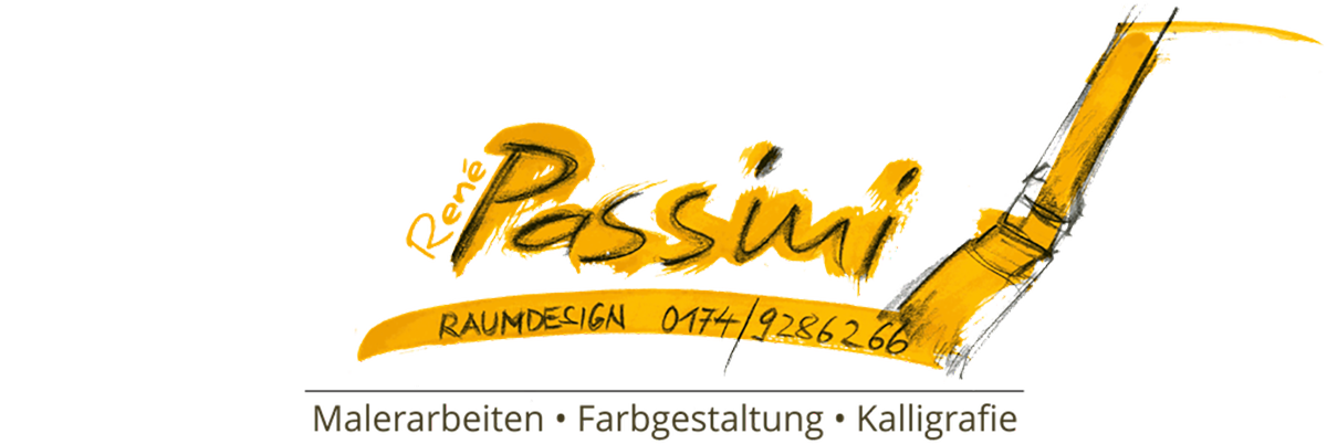 Kreatives Raumdesign René Passini – Raumdesign – Malerarbeiten – Farbgestaltung – Kalligrafie